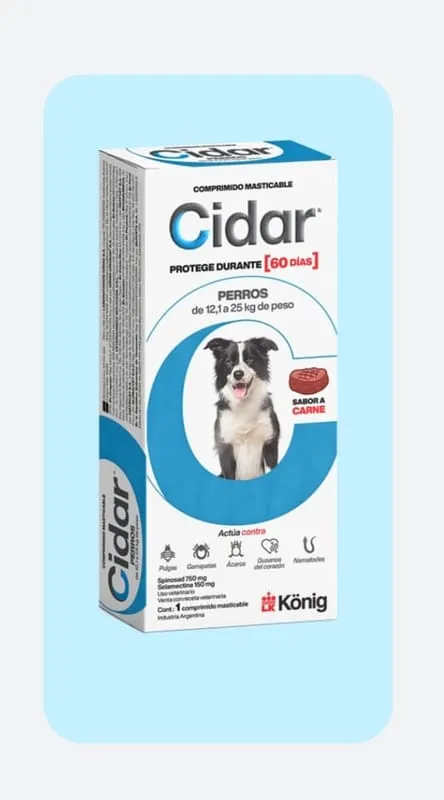 Cidar 12 a 25 kg