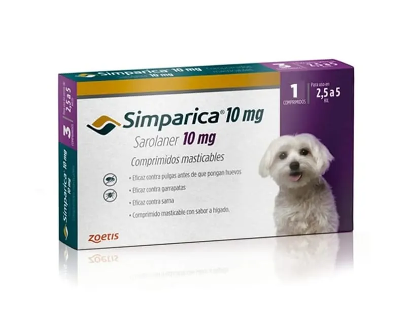 Simparica 2,5 a 5 kg