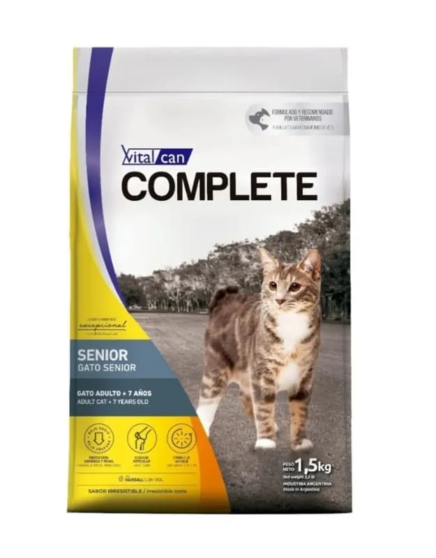 Gato adulto senior 7,5 kg — Complete