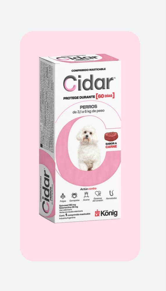 Cidar 3,1 a 6 kg