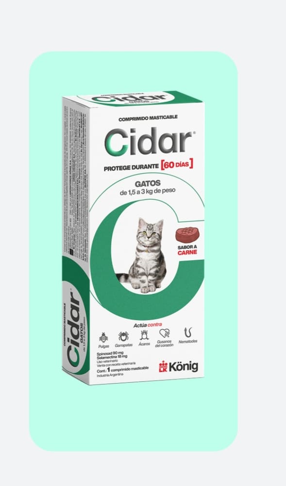 Cidar 1,5 a 3 kg