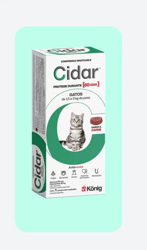 Cidar 1,5 a 3 kg