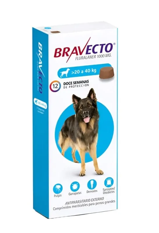 Bravecto 20 a 40 kg