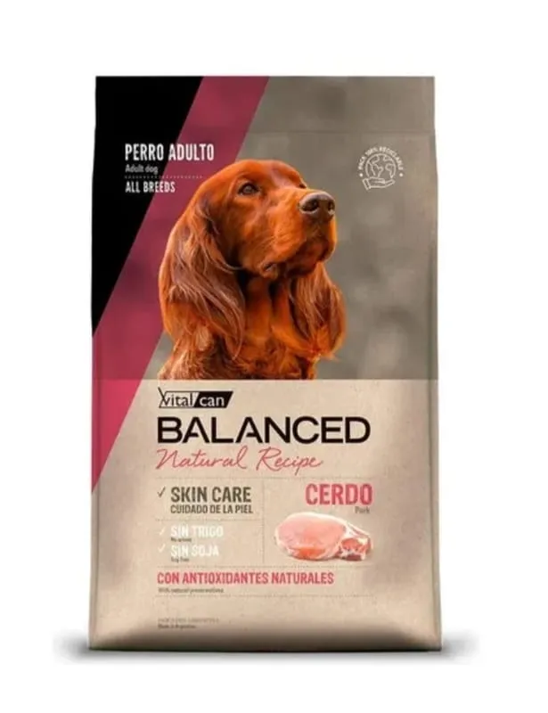 Natural recipe cerdo 15 kg — Balanced