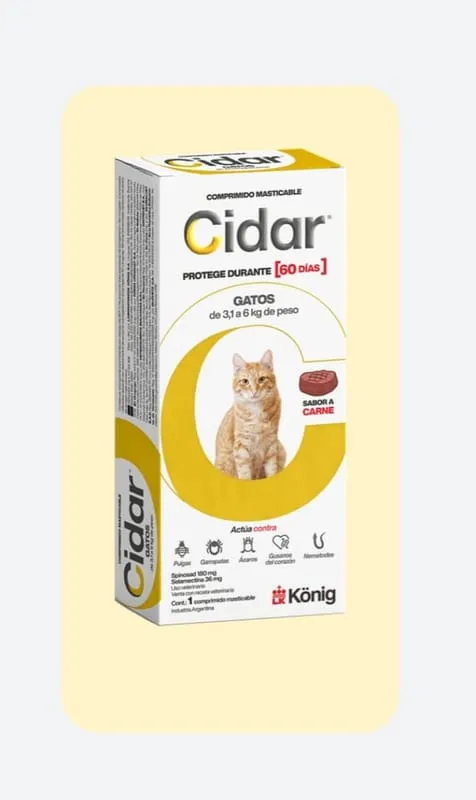 Cidar 3,1 a 6 kg