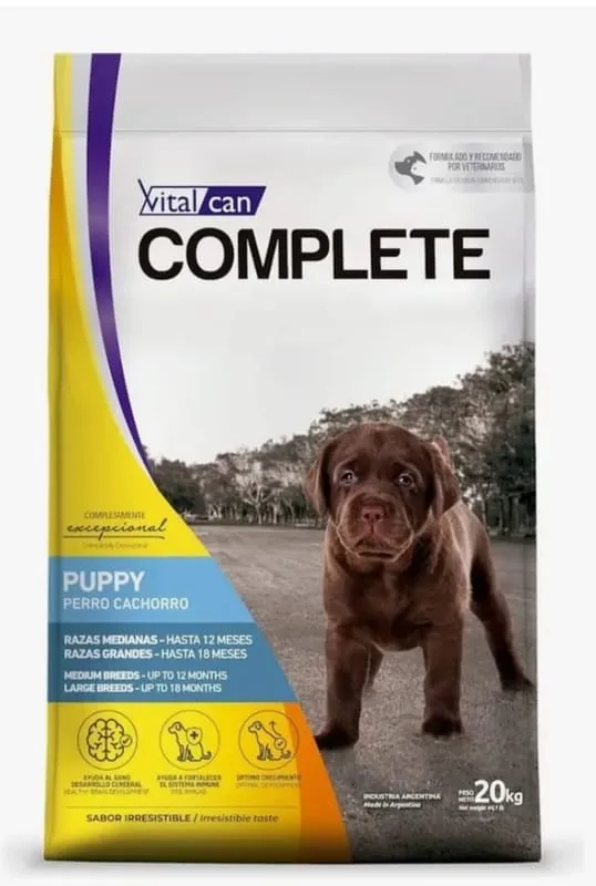Cachorro raza mediana y grande 20kg — Complete