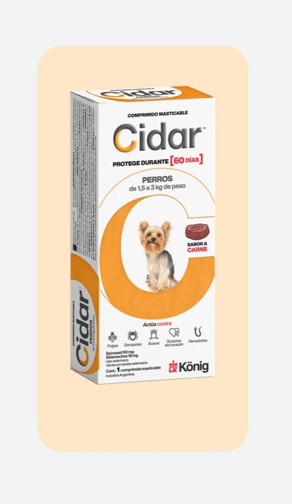 Cidar 1,5 a 3 kg