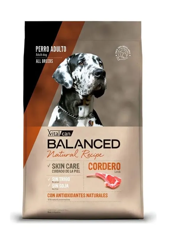 Natural recipe cordero 15 kg
