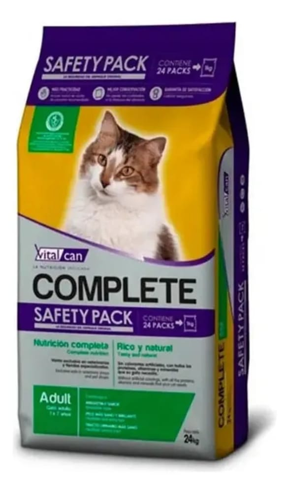 Gato adulto 24 kg — Complete